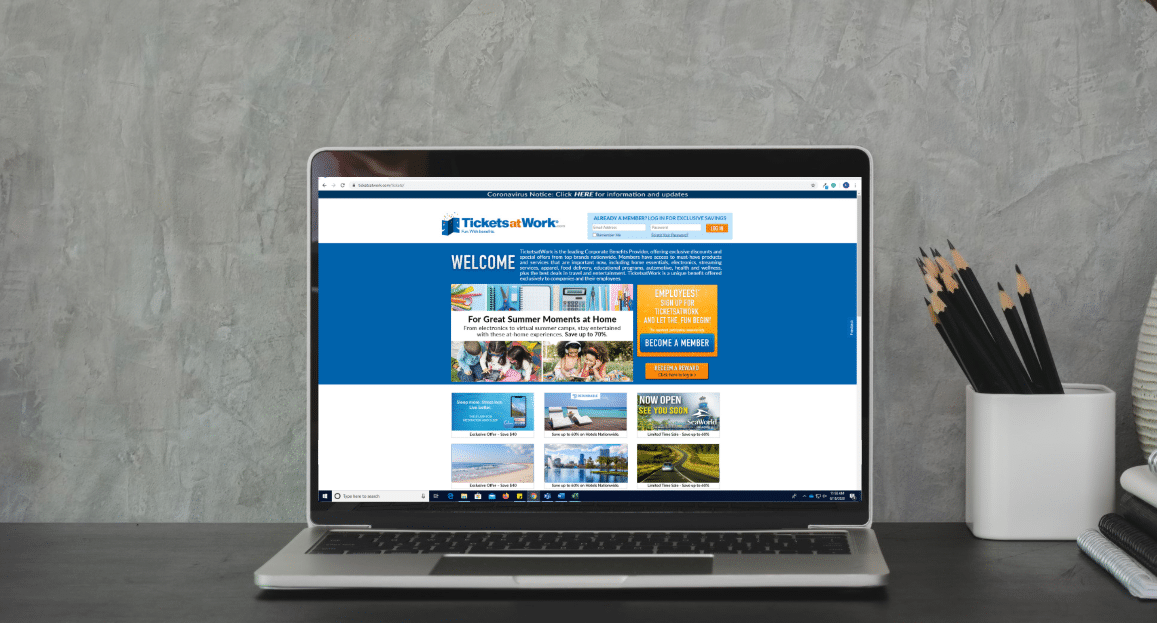 Tickets At Work Benefits